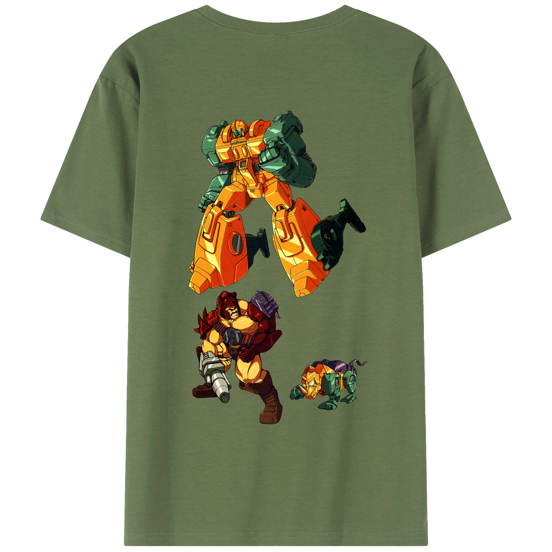（画像用）  綿100％ メンズ半袖Tシャツ（バックプリント） 通気性